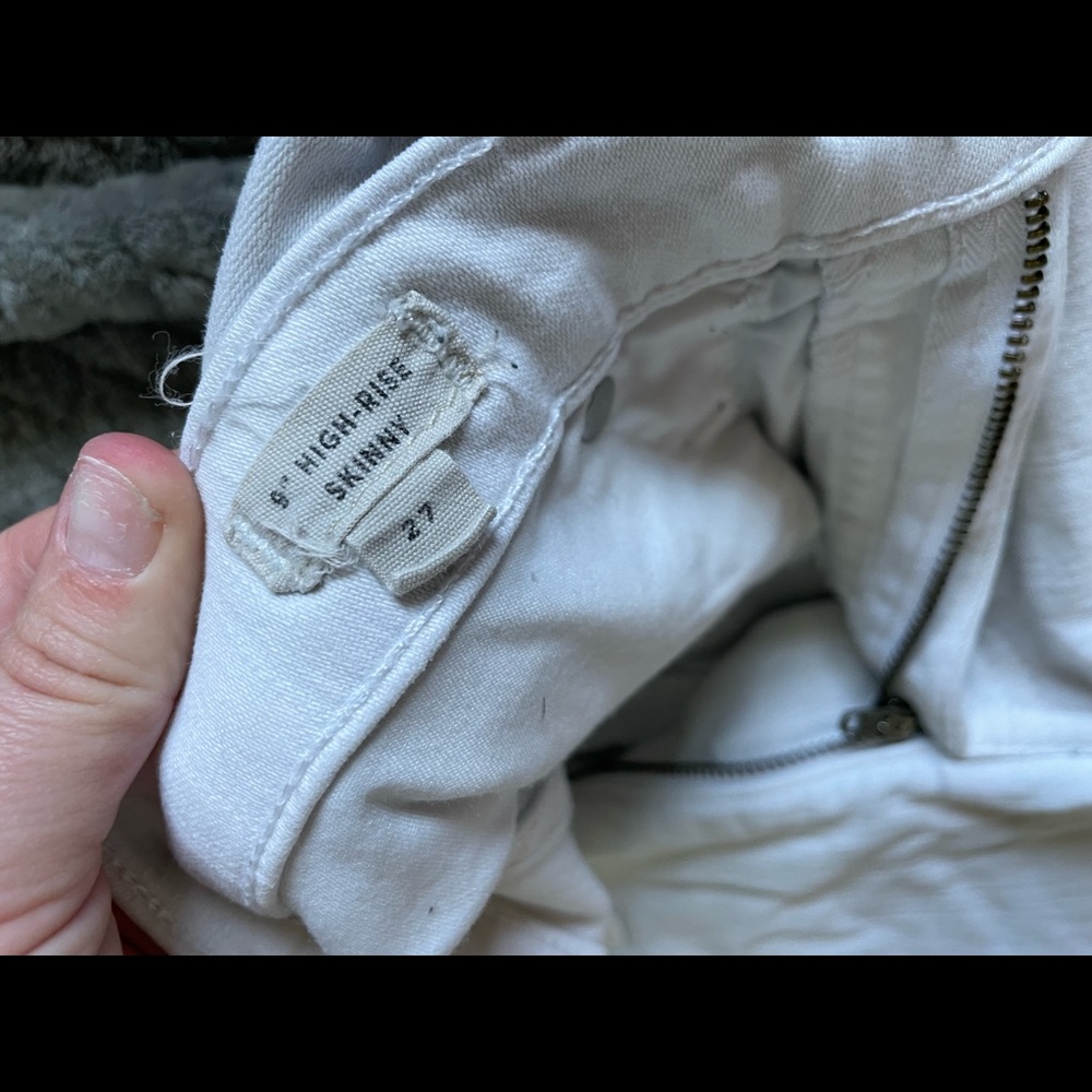 Madewell, Size 27, White Jean